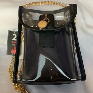 New Clear Bag Black Crossbody